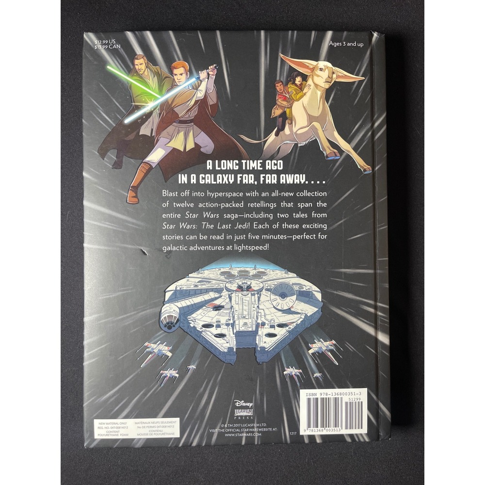 Star Wars 5 Minute Stories Strike Back Book Ages 5 and Up - Picture 2 of 2